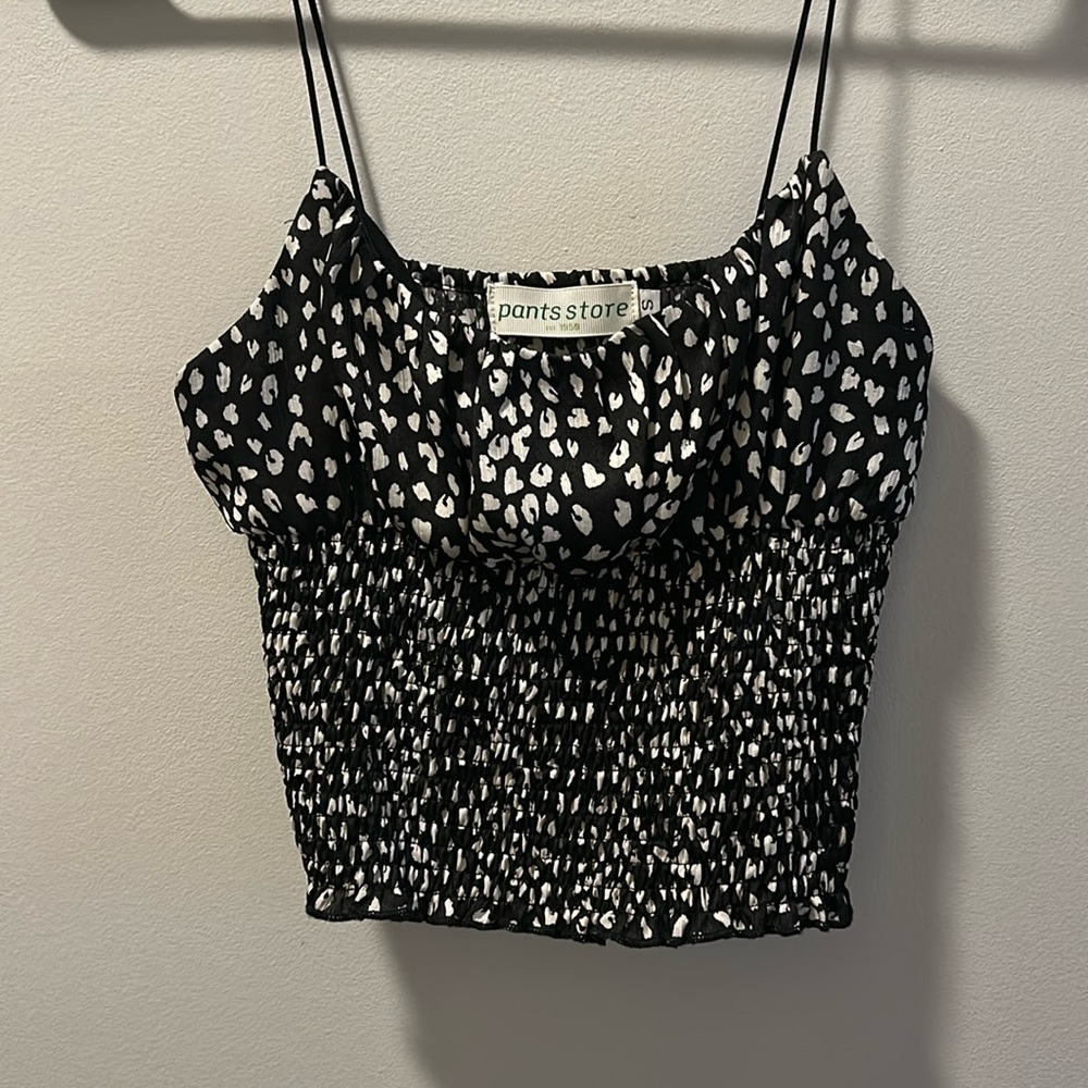 Black and white tank